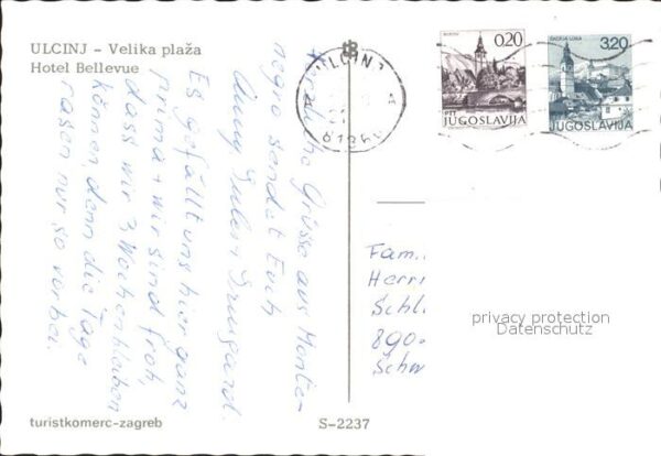 Ulcinj Velika plaza Hotel Bellevue – Bild 2