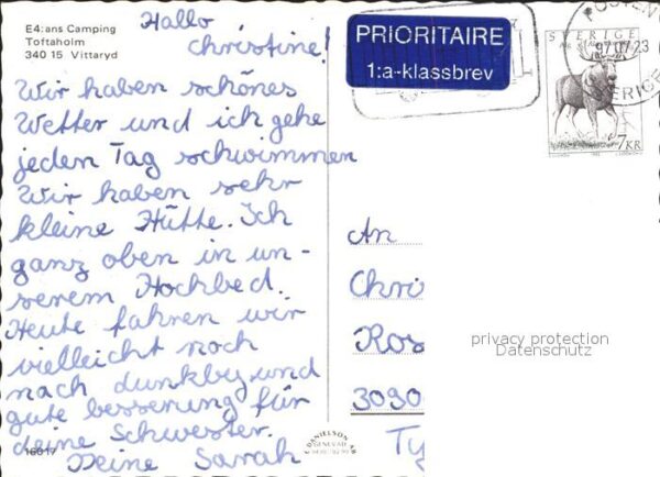 Vittaryd Ljungby E4 ans Camping Toftaholm Bootspartie St – Bild 2