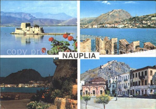 Nauplia Nauplion Wasserburg Ortsansichten