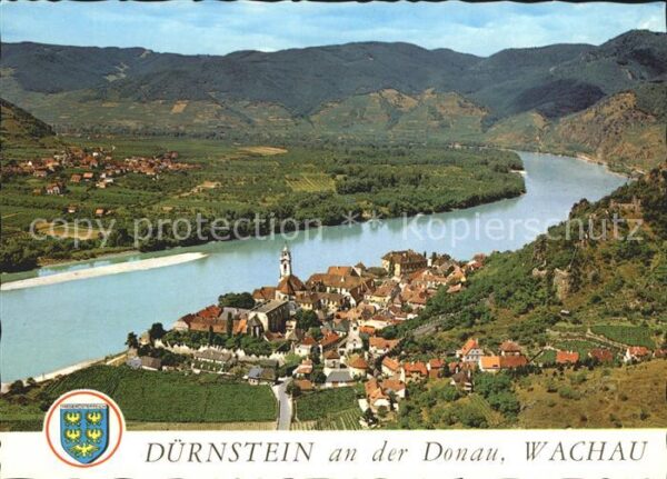Duernstein Wachau Fliegeraufnahme Pfarrkirche Maria Himme