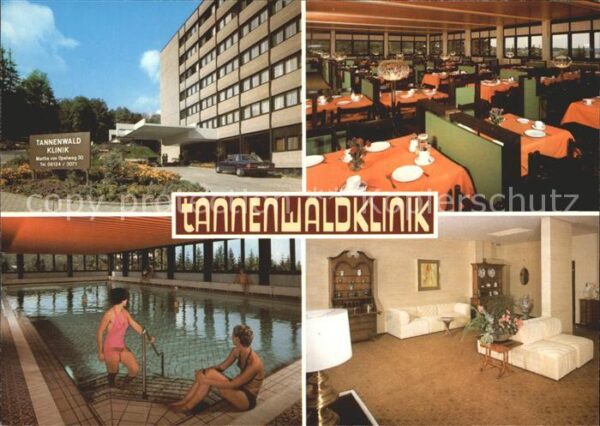 Bad Schwalbach Tannenwaldklinik Speisesaal Hallenbad Z
