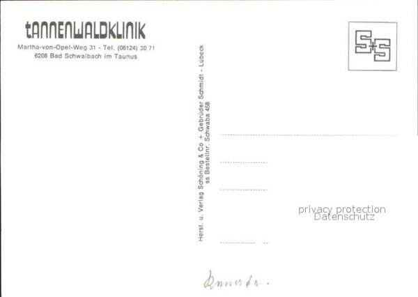 Bad Schwalbach Tannenwaldklinik Speisesaal Hallenbad Z – Bild 2