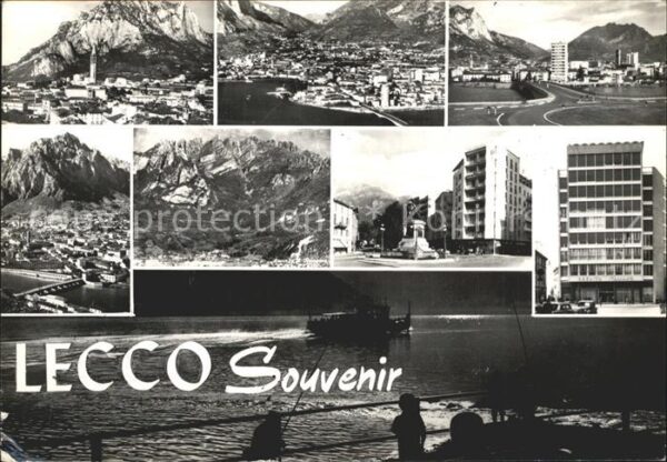 Lecco Panorama Total und Teilansichten