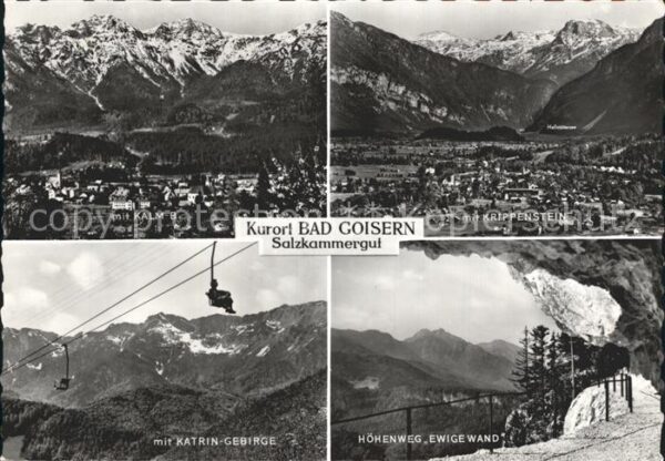 Bad Goisern Salzkammergut Mit Kalm Krippenstein Katrin Gebirge Hö