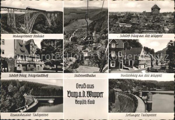 Burg Wupper Müngstener Brücke Schloss Burg Burgstal
