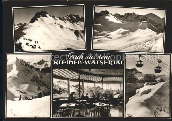 Riezlern Kleinwalsertal Vorarlberg Kanzelwand Bahn Gastraum