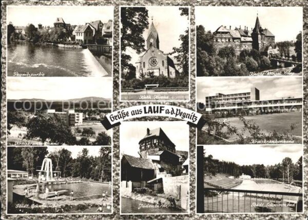 Lauf Pegnitz Pegnitzpartie Kath Kirche Kaiser Wenzel