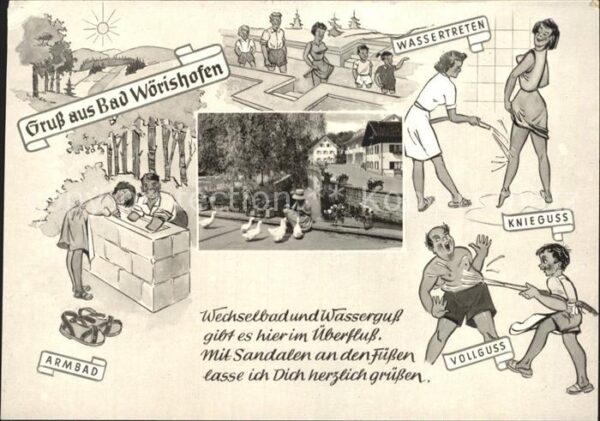 Bad Woerishofen Armbad Wassertreten Knieguss Vollguss K