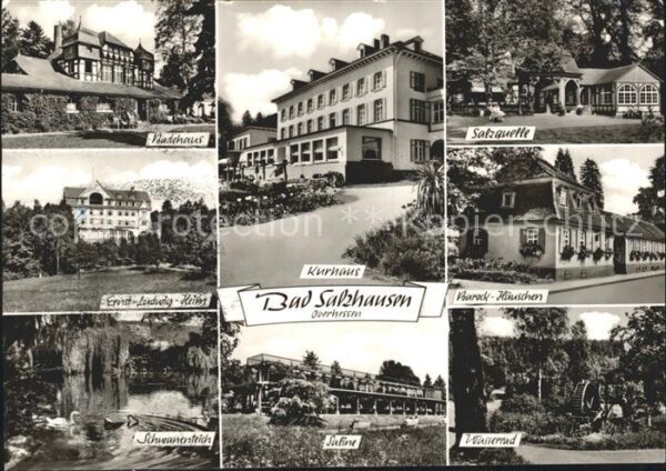 Bad Salzhausen Badehaus Kurhaus Salzquelle Ernst Ludwi