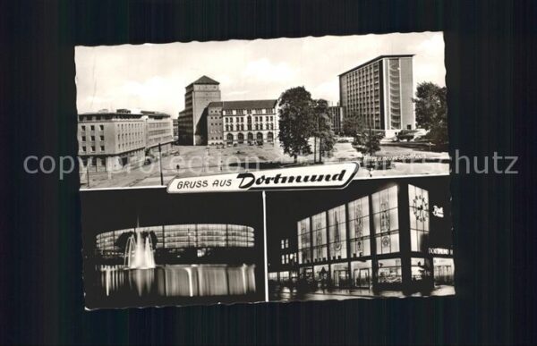 Dortmund Altes und neues Stadthaus Westfalenhall
