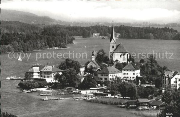 Maria Woerth Woerthersee Wallfahrtskirche Panorama