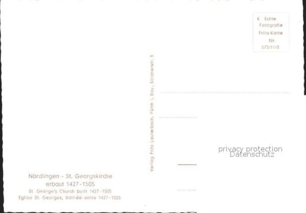 Noerdlingen St Georgskirche – Bild 2