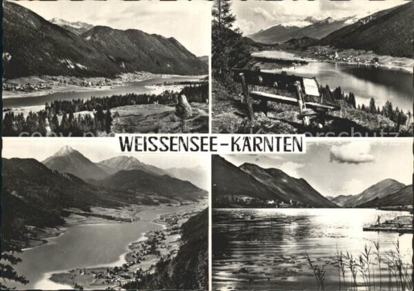 Weissensee Kaernten Teilansichten