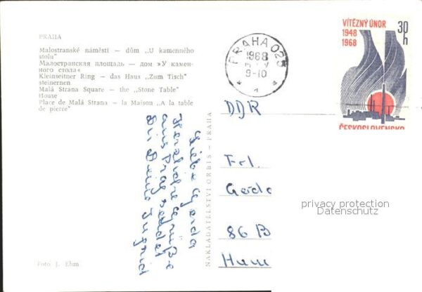 Praha Prahy Prague Kleinseitner Ring Haus zum Steinernen T – Bild 2