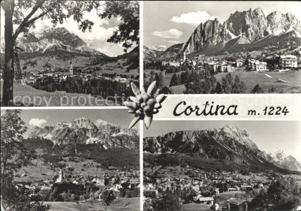 Cortina d Ampezzo Totalansichten Panorama