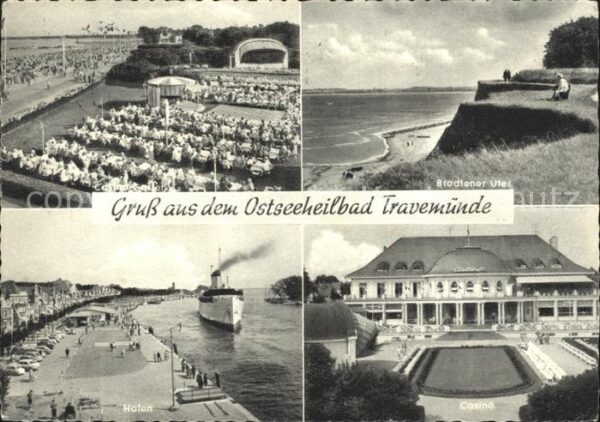 Travemuende Ostseebad Castno Garten Brodtener Ufer Hafen Casi