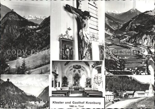 Kronburg Tirol Kloster und Gasthof Kronburg Kruzifix K