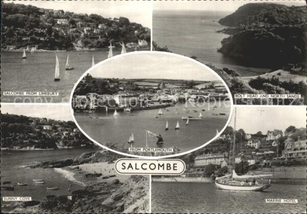 Salcombe from Limebury Bolt Head and North Sands