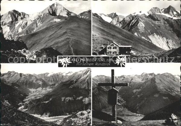 Kals Grossglockner Matreier Törl Rundblick Gipfelkreuz