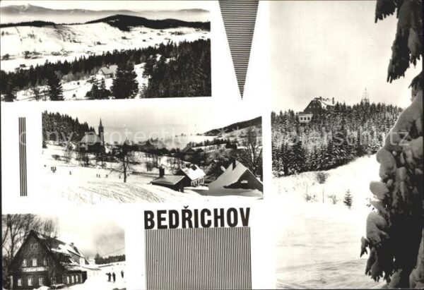 Bedrichov Friedrichswald Panorama Ortsansicht