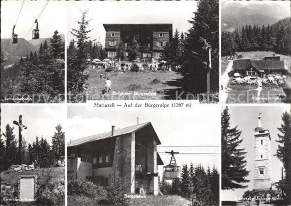 Mariazell Steiermark Schwebebahn Berghotel Bürgeralpe Alpenv