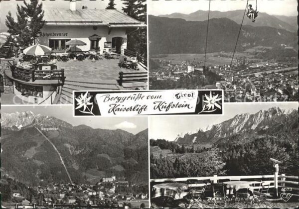 Kufstein Tirol Gasthof Aschenbrenner Terrasse Kaiserli