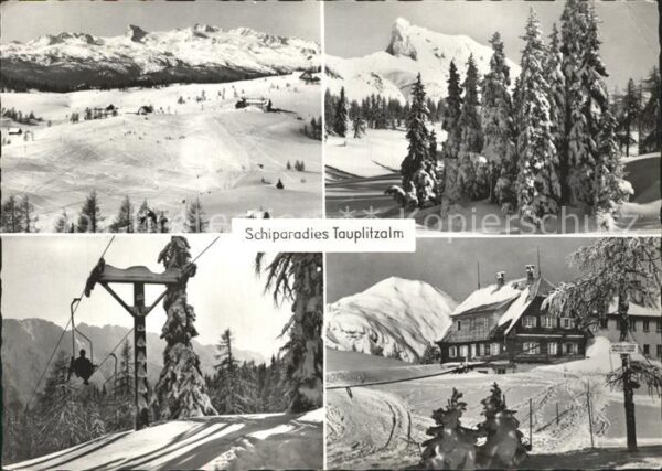 Tauplitzalm Skipisten Sessellift