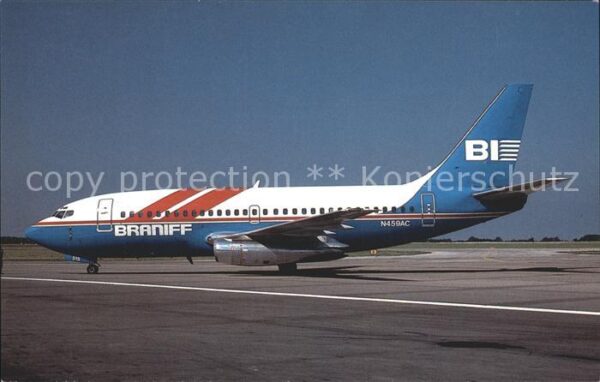 Flugzeuge Zivil Braniff Boeing 737-222
