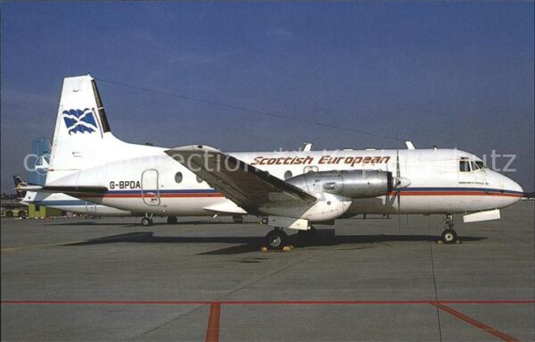 Flugzeuge Zivil Scottish European AW BAe 748-334 Srs 2A
