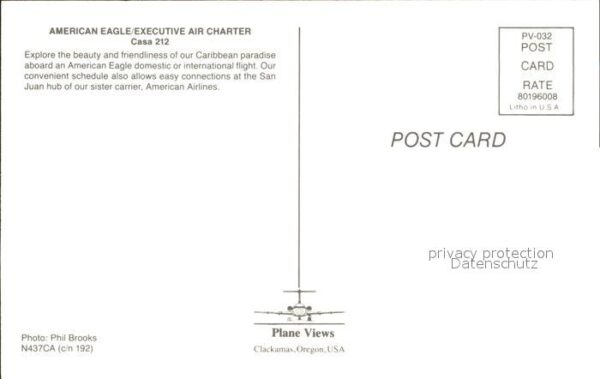 Flugzeuge Zivil American Eagle Executive Air Charter Ca – Bild 2