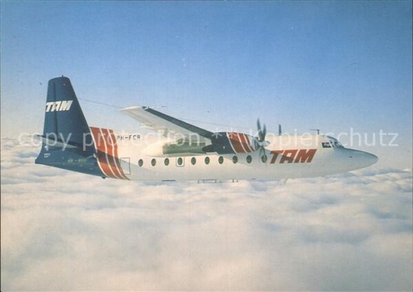 Flugzeuge Zivil TAM Fokker F27 Mk600 PH-FCR