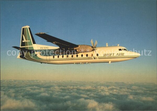 Flugzeuge Zivil Swift Aire Fokker F27 Mk600 PH-EXG