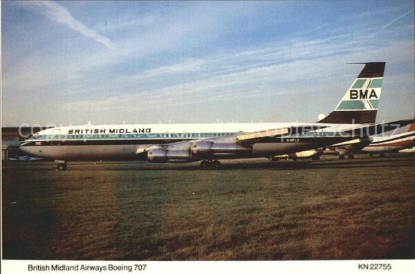 Flugzeuge Zivil British Midland Airways Boeing 707