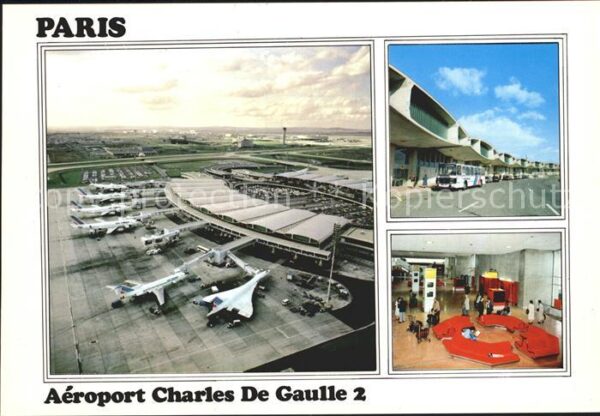 Flughafen Airport Aeroporto Charles de Gaulle 2 Roissy