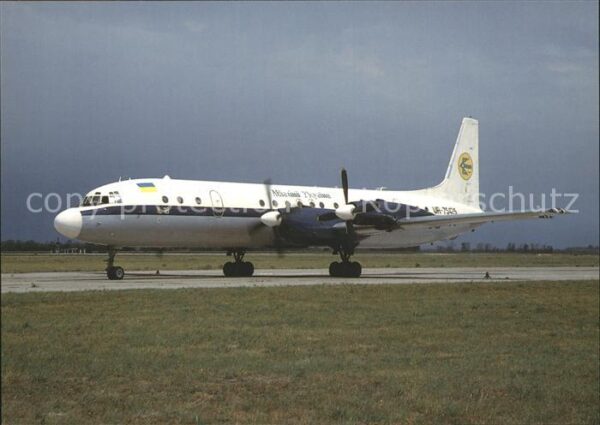 Flugzeuge Zivil Air Ukraine IL18V UR-75475 c/n 18400/74