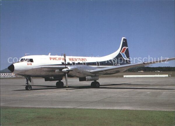 Flugzeuge Zivil Pacific Western Convair 640