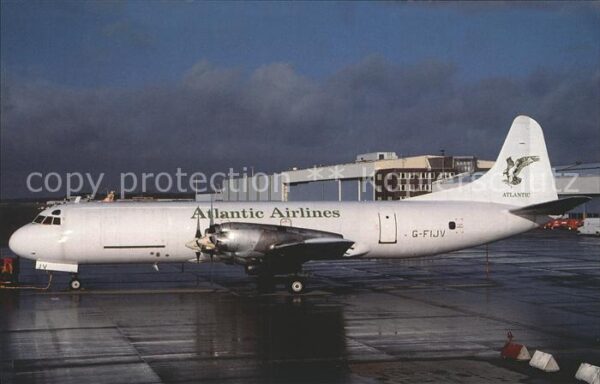 Flugzeuge Zivil Atlantic Airlines Lockheed L188A Electr