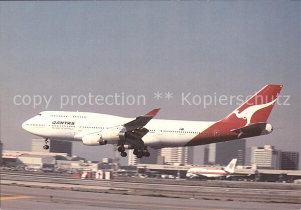 Flugzeuge Zivil Qantas 747-400 VH-0JC