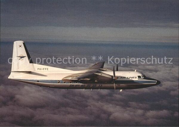 Flugzeuge Zivil Korean Air Lines Fokker F27 Mk200 PH-FF