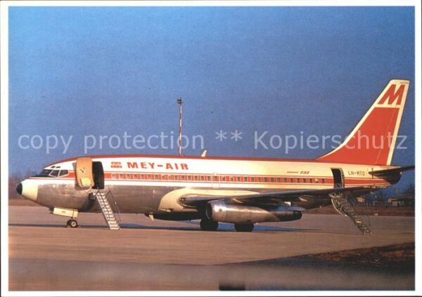 Flugzeuge Zivil Mey-Air Boeing 737-201 LN-MTC Cn 20453