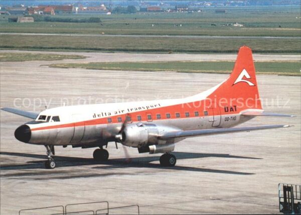 Flugzeuge Zivil Delta Air Transport Convair 440 OO-TVG