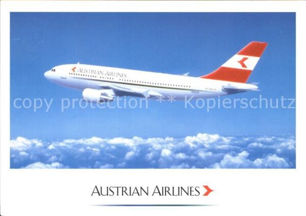 Flugzeuge Zivil Austrian Airlines Airbus A-310 WB 3302
