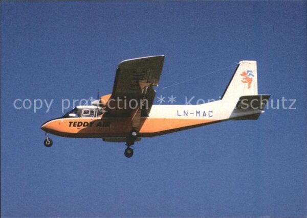 Flugzeuge Zivil Teddy Air A/S BN 2A-21 Islander LN-MAC