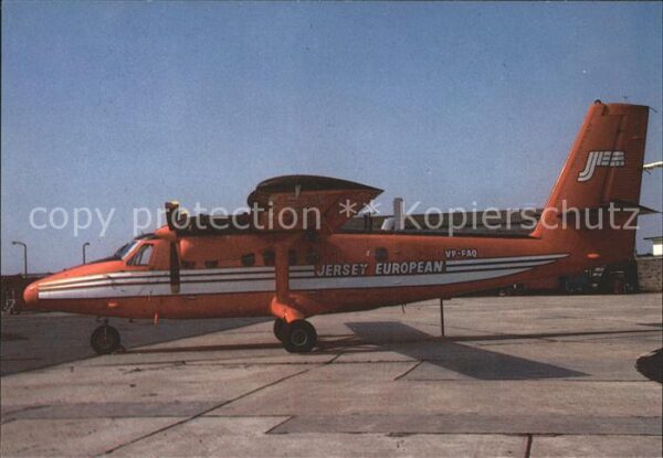 Flugzeuge Zivil Jersy European Airways Ltd. DHC 6-310 c
