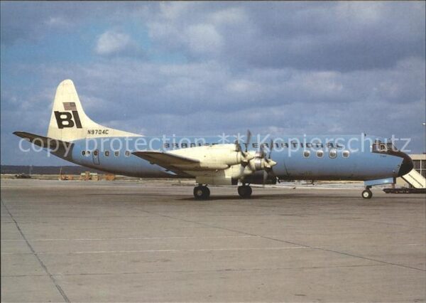 Flugzeuge Zivil Braniff Lockheed L-188 Electra N9704C