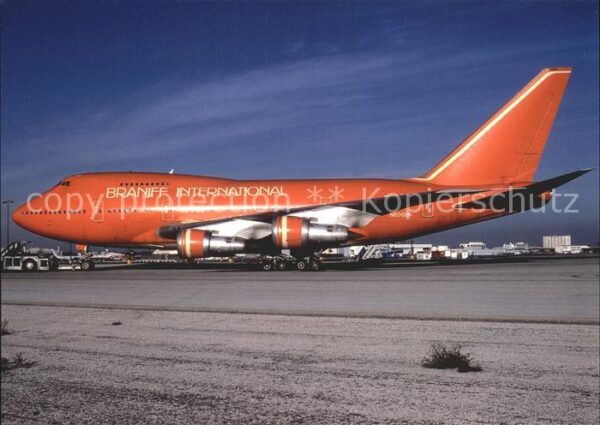 Flugzeuge Zivil Braniff International Boeing 747-SP27 N