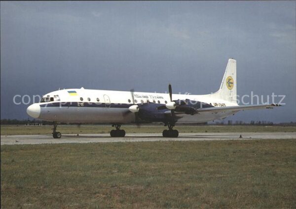 Flugzeuge Zivil Air Ukraine IL18V UR-75475 c/n 18400/74