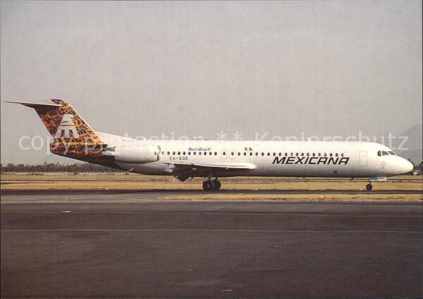Flugzeuge Zivil Mexicana Fokker 100 XA-SGE