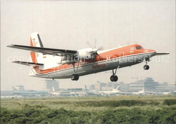 Flugzeuge Zivil Avianca Fokker F50 PH-AVH c/n 20281