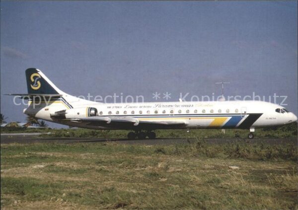 Flugzeuge Zivil L.A. Suramericans Caravelle 10B3 HK-375